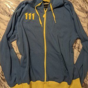 Fallout 4 Vault 111 hooded zip-up sweatshirt (size L)